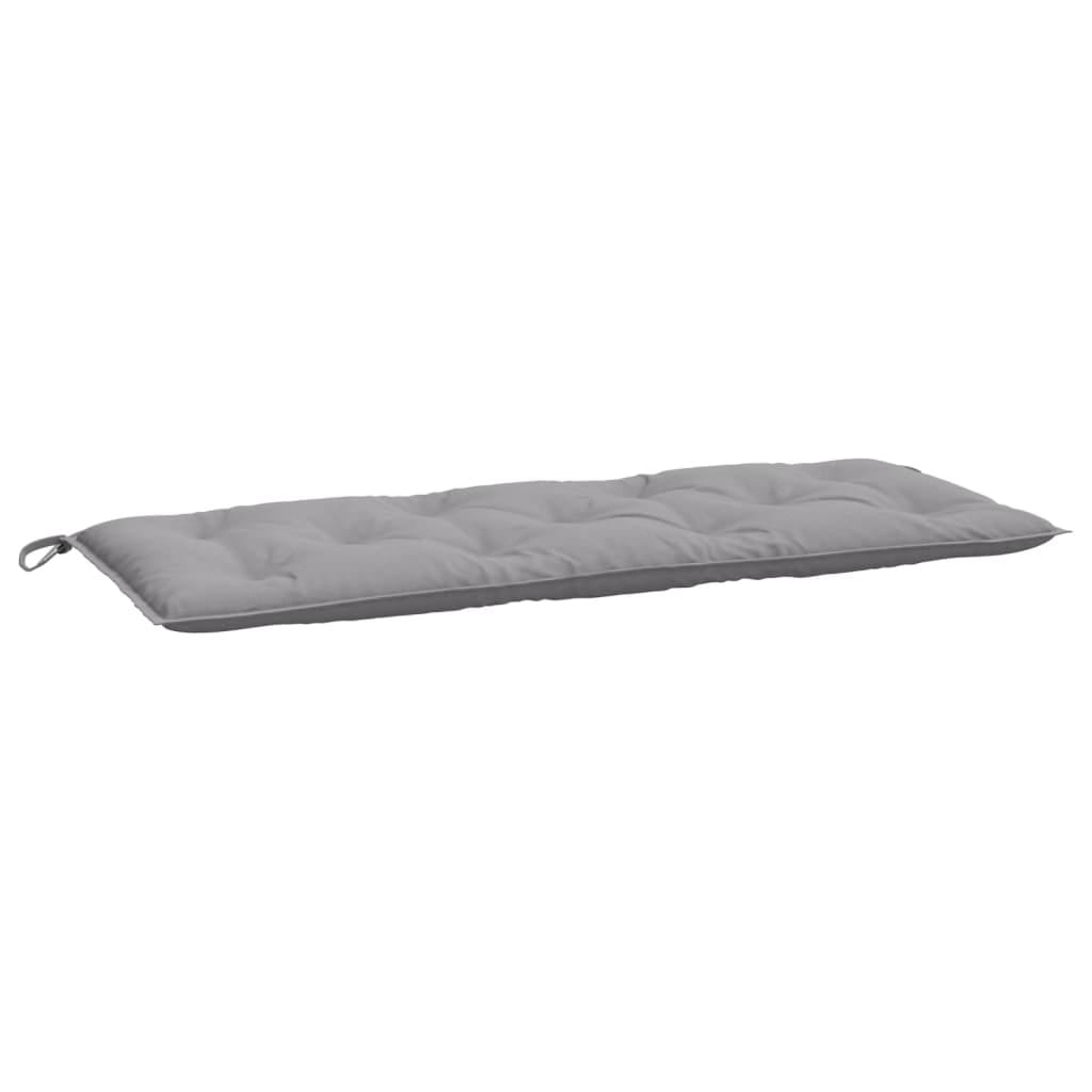 Garden Bench Cushions 2pcs Gray 47.2"x19.7"x2.8" Oxford Fabric - Image 4