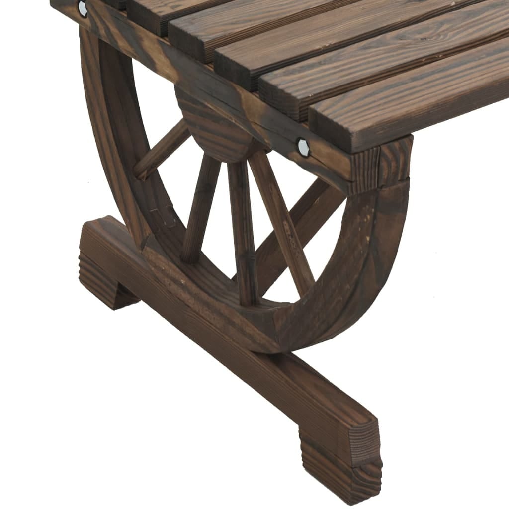 2 Piece Patio Lounge Set Solid Wood Fir - Image 6