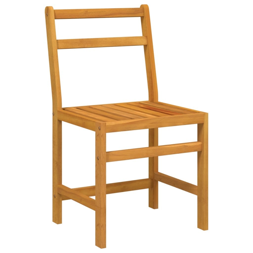 3 Piece Balcony Set Solid Wood Acacia - Image 3