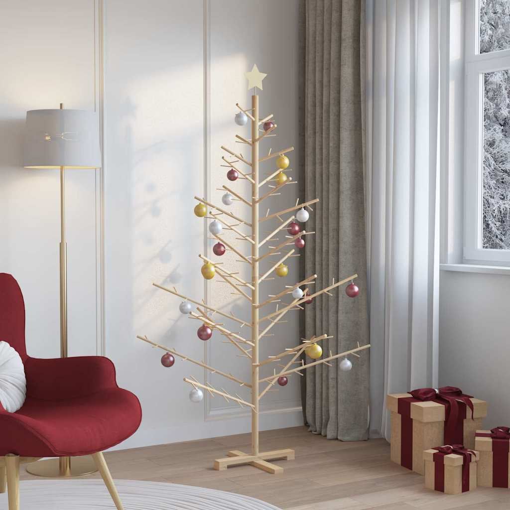 Wooden Christmas Tree KOTKA 180 cm Bamboo and solid pine wood - Image 4