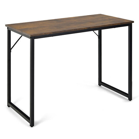 L Shaped Computer Desk and Writing Workstation for Home and Office-Black