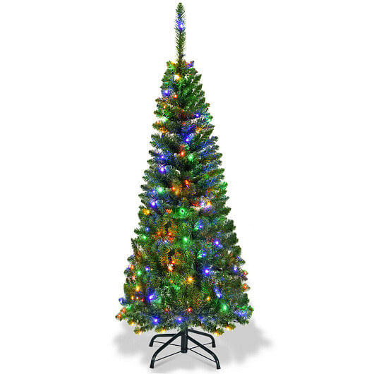 Artificial National Foot Kingswood Fir Pencil Christmas Tree-7.5 ft