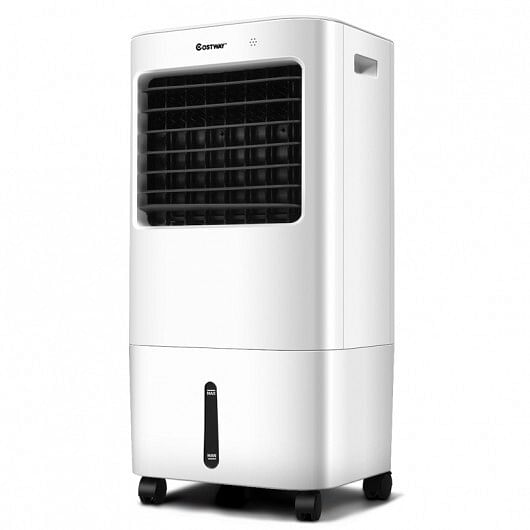 Evaporative Portable Air Cooler Fan w/ Remote Control-White