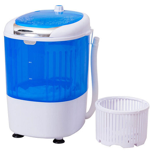 5.5 lbs Portable Semi Auto Washing Machine for Small Space