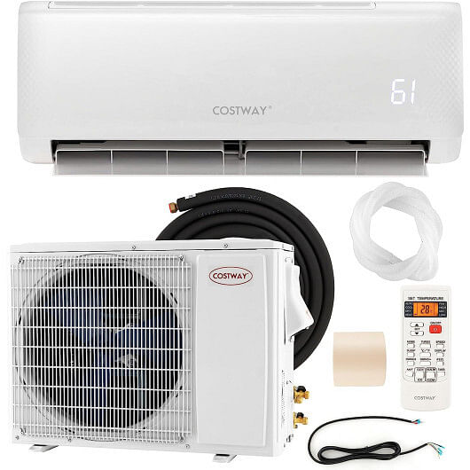 12000 BTU 21 SEER2 208-230V Ductless Mini Split Air Conditioner with Heater Pump