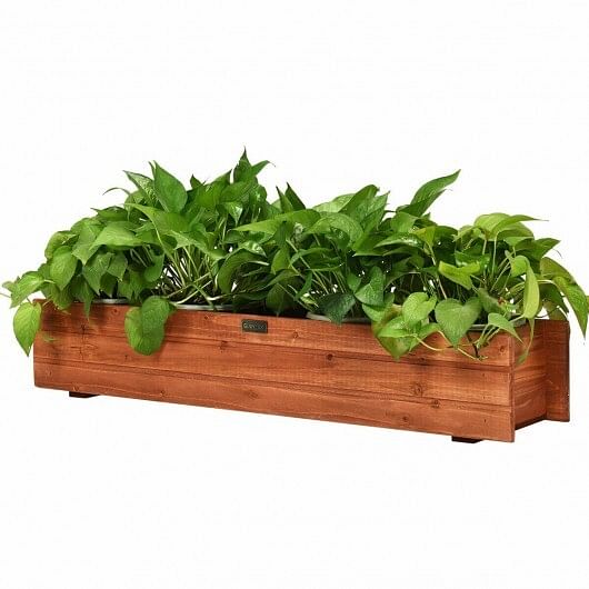 Wooden Decorative Planter Box for Garden Yard and Window