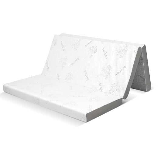 4 Inch Tri-fold Cool Gel Memory Foam Mattress-Twin XL