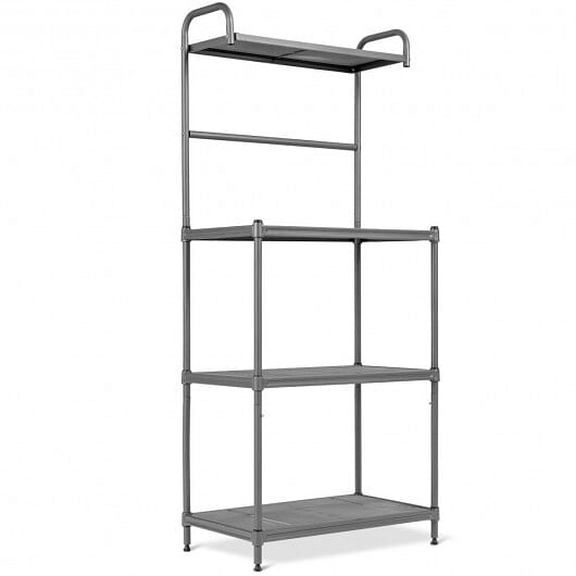 4-Tier Baker’s Rack Stand Shelves Kitchen Storage Rack Organizer