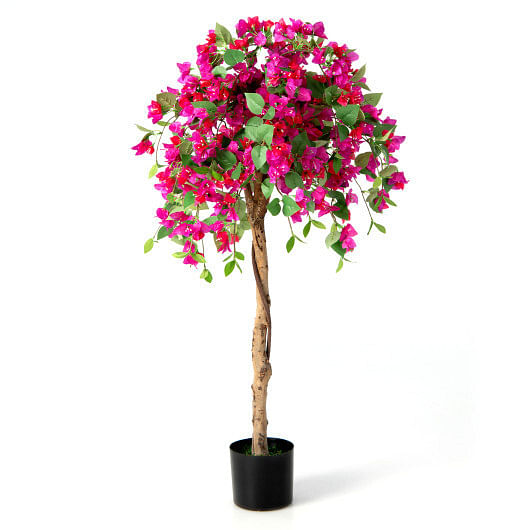 4.5 Feet Artificial Azalea Tree with Cement Pot