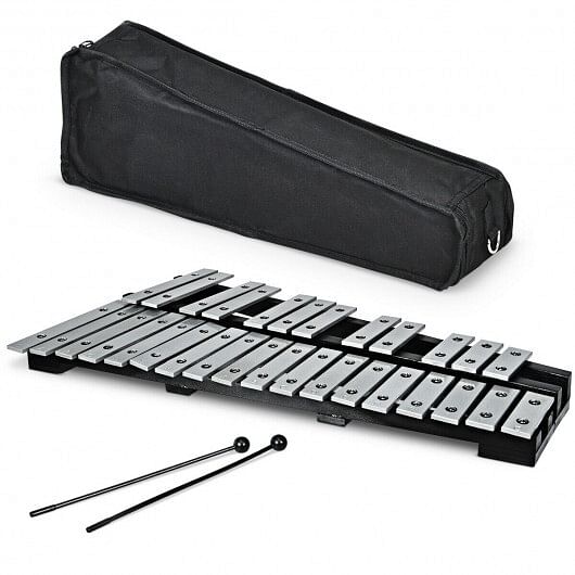 27 Note Glockenspiel Xylophone with 2 Rubber Mallets