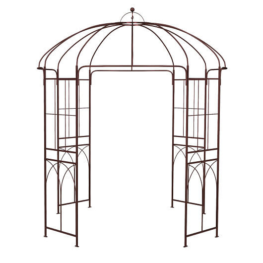 8.4 x 7 Feet Wide Birdcage Shape Garden Arbor