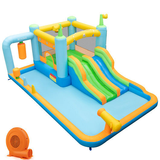 Giant Inflatable Water Slide for Kids Aged 3-10 Years (with 750W Blower)