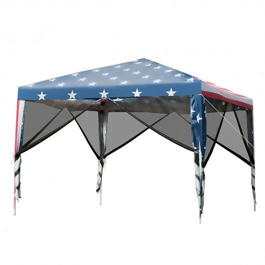 10 x 10 Feet Pop-up Canopy Tent Gazebo Canopy for Outdoor