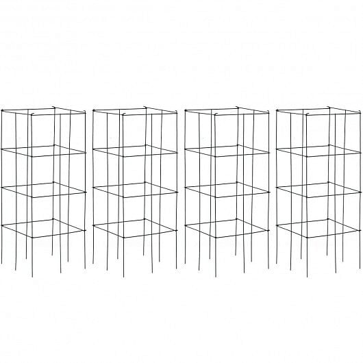 4 Pack Garden Trellis for Climbing Plants for Flower Vegetable