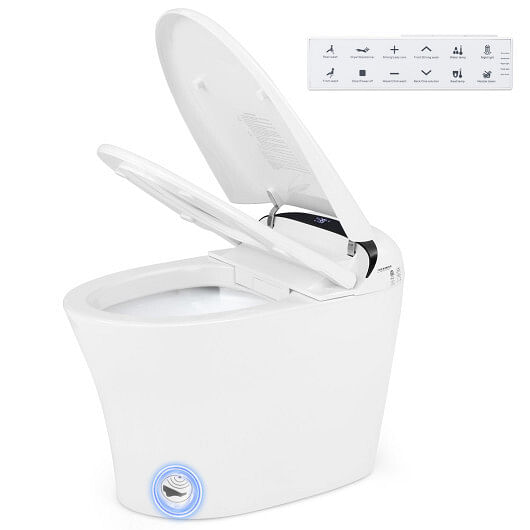 ?Only for plus+?One-Piece Elongated Smart Toilet Bidet 1.28 GPF  Dual-flush