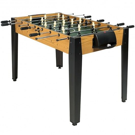 48″ Competition Sized Home Recreation Wooden Foosball Table-Black