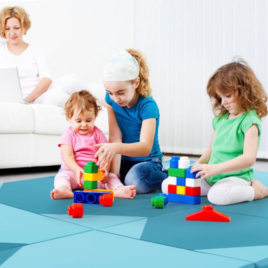 Heavy-Duty Folding Exercise Mat Gym Mat for Gymnastics - Image 3