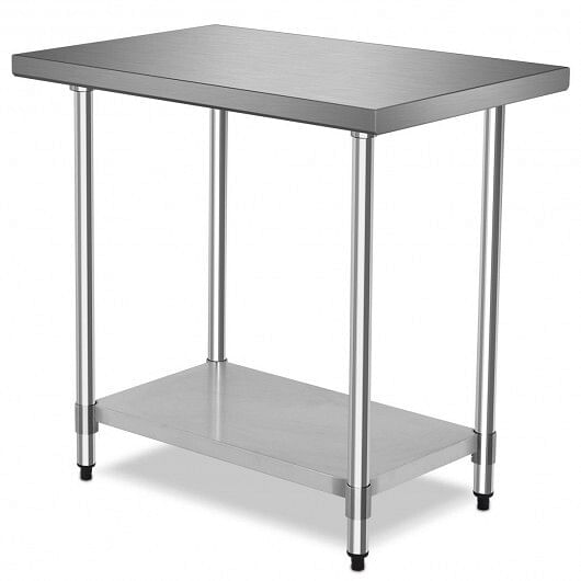 24 x 36 Inch Stainless Steel Commercial Kitchen Food Prep Table