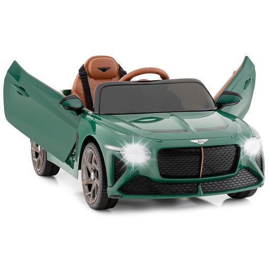 12V Battery Powered Licensed Bentley Bacalar Kids Ride-on Racer Car-Green