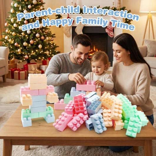 64 pcs Building Blocks for Toddlers Educational Toy - Image 5