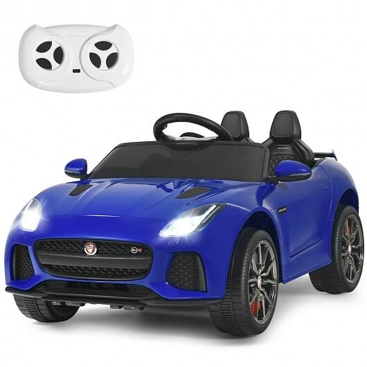 12V Jaguar F-Type SVR Licensed Kids Ride On Car-Black