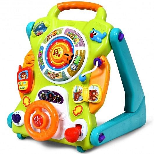 3-in-1 Kids Activity Sit-to-Stand Musical Learning Walker