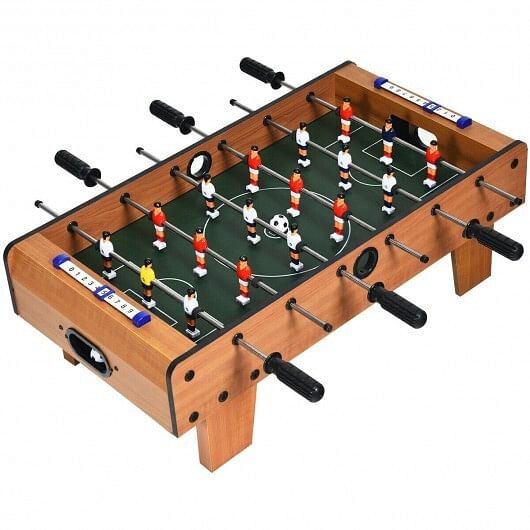 27 Inch Foosball Table Mini Tabletop Soccer Game