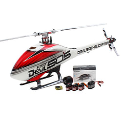 Category: Dropship Remote Control Toys, SKU #1177555, Title: ALZRC Devil 505 FAST RC Helicopter Super Combo With Hobbywing 120A V4 Brushless ESC