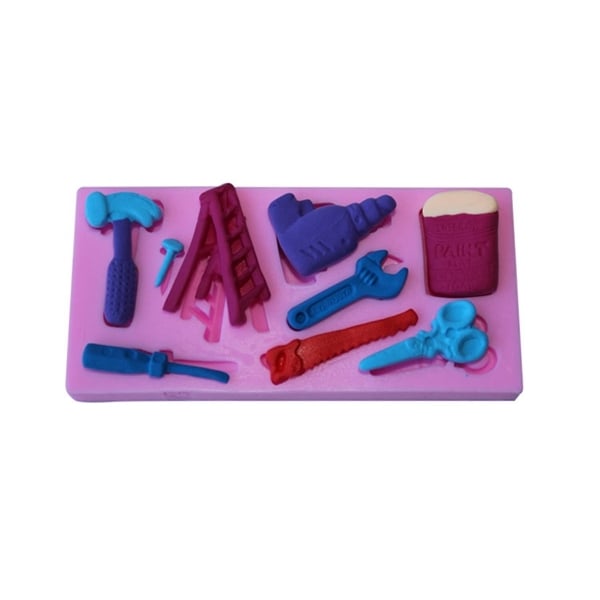 Tools Silicone Fondant Mold Chocolate Polymer Clay Mould - Image 2
