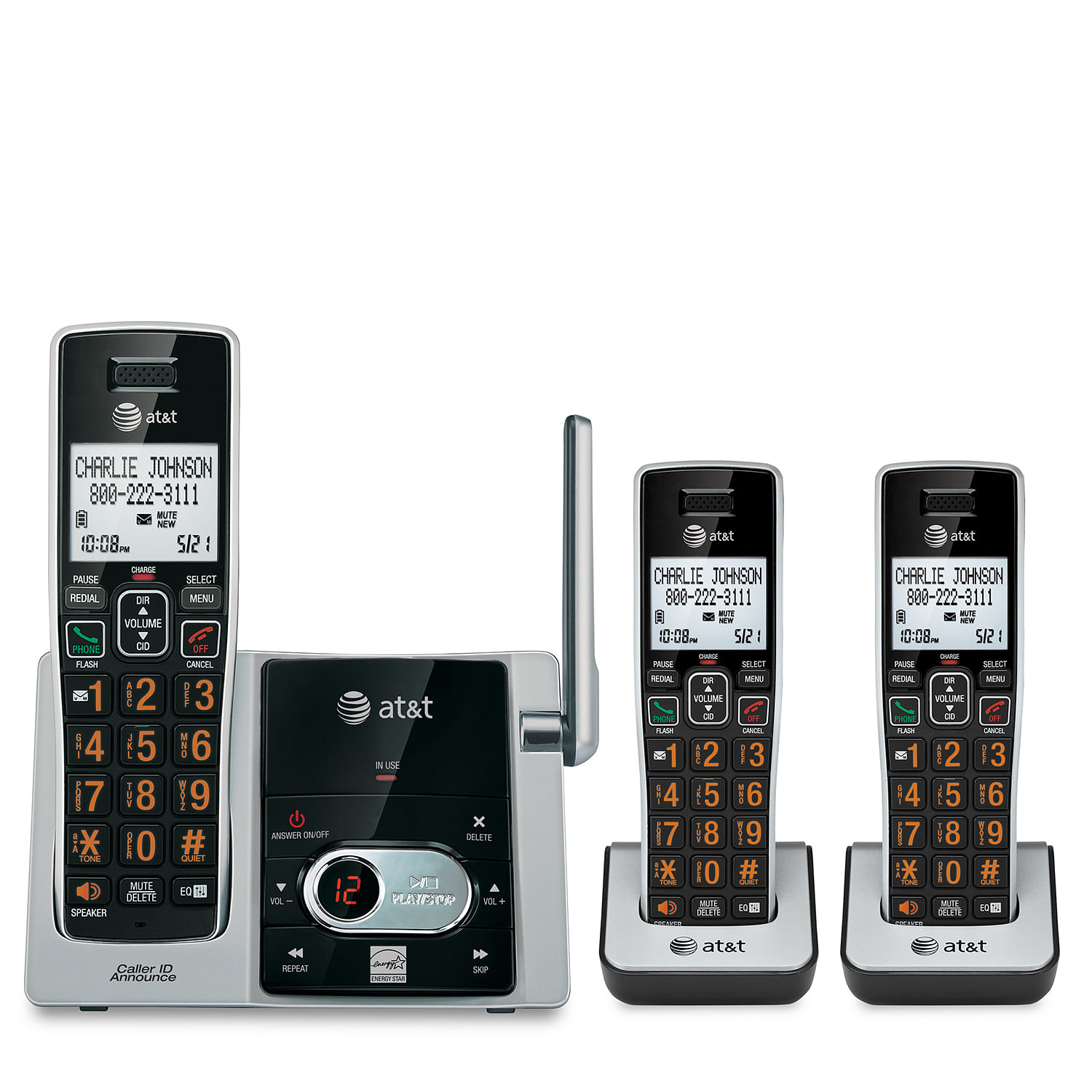 3 Handset Answering System CID