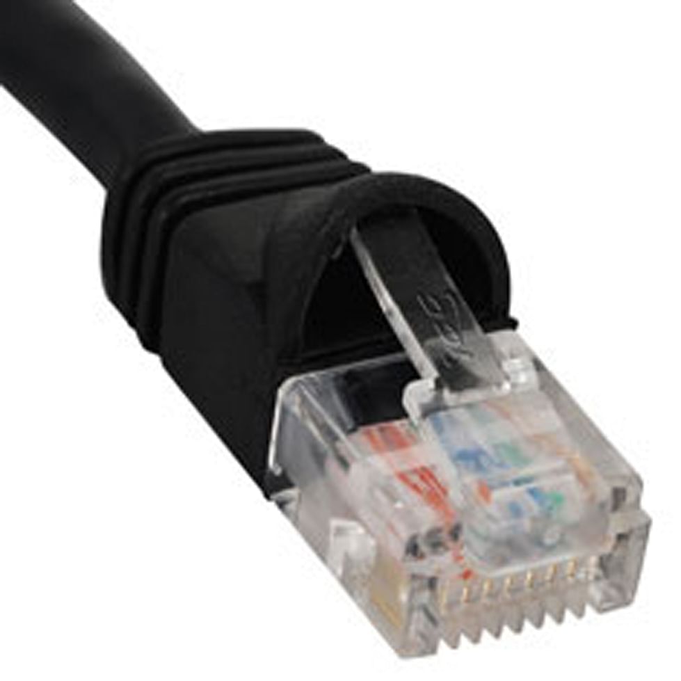 7' Cat5E PC Black