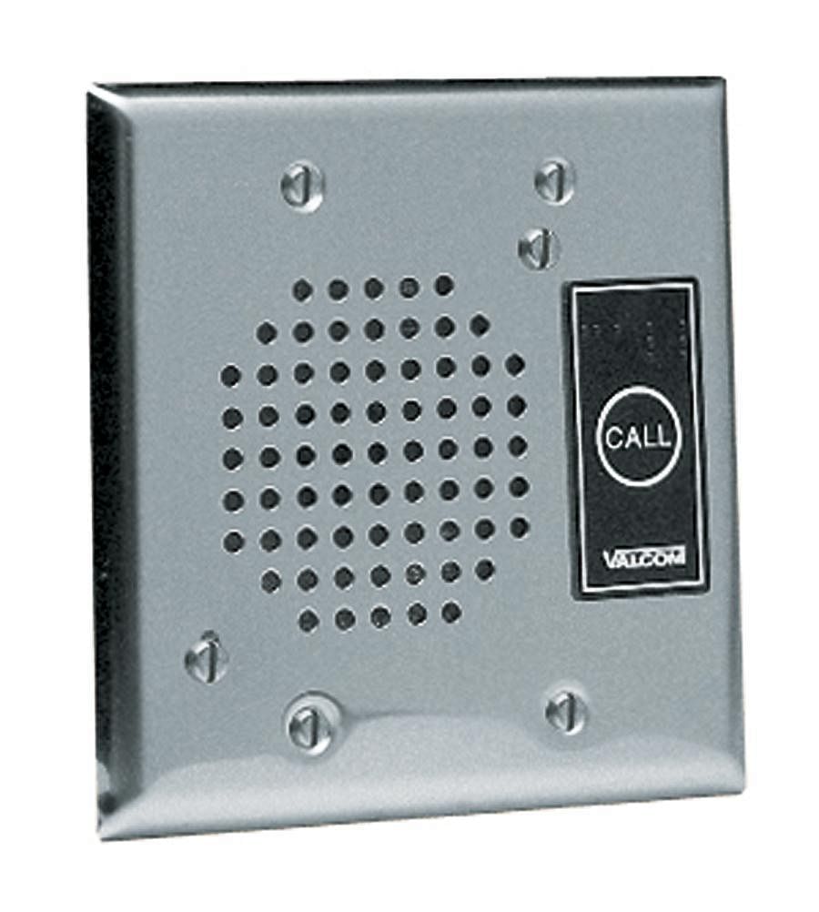 Doorplate Spkr Flush w/LED (Stainless)