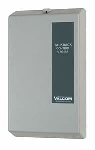 Valcom One-Zone Talkback Control Unit