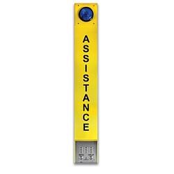 Category: Dropship General Merchandise, SKU #TDVK-E-1600AST2IPEWP, Title: VoIP Two-Button Yellow Assistance Tower