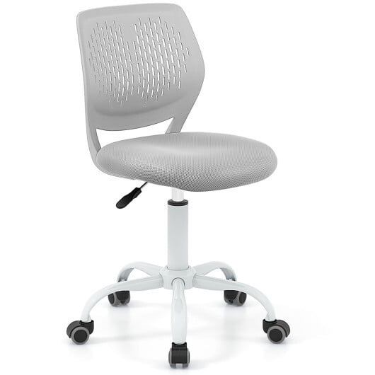 Ergonomic Children Study Chair with Adjustable Height-Gray - Color: Gray