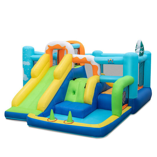 7--1 Kids Inflatable Bounce House Jumping Area Blower