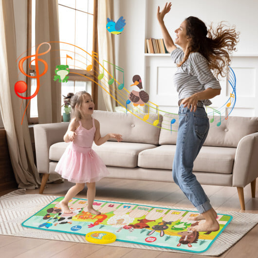 Kids Musical Mat Indoor Outdoor Animal Farm Piano - Color: Multicolor - Image 2