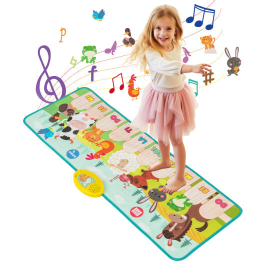 Kids Musical Mat Indoor Outdoor Animal Farm Piano - Color: Multicolor - Image 4