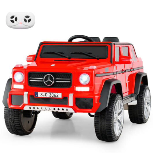 12V Licensed Mercedes-Benz Kids Ride-On Car w/ Remote Control – Red