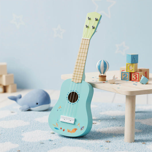 21 Inch Ukulele Guitar for Kids with Basswood Body for 3+ Years Old - Image 2