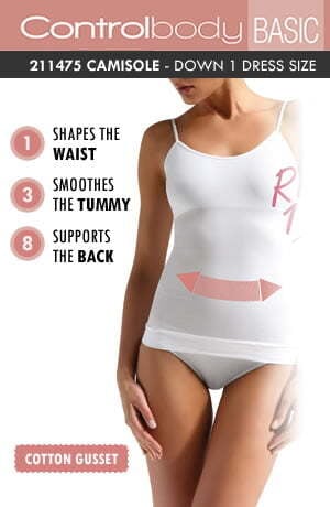 Control Body 211475 Shaping Camisole Bianco - Image 3
