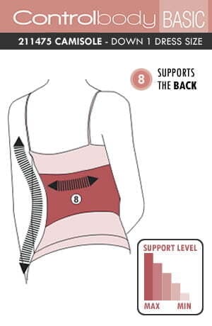Control Body 211475 Shaping Camisole Bianco - Image 4