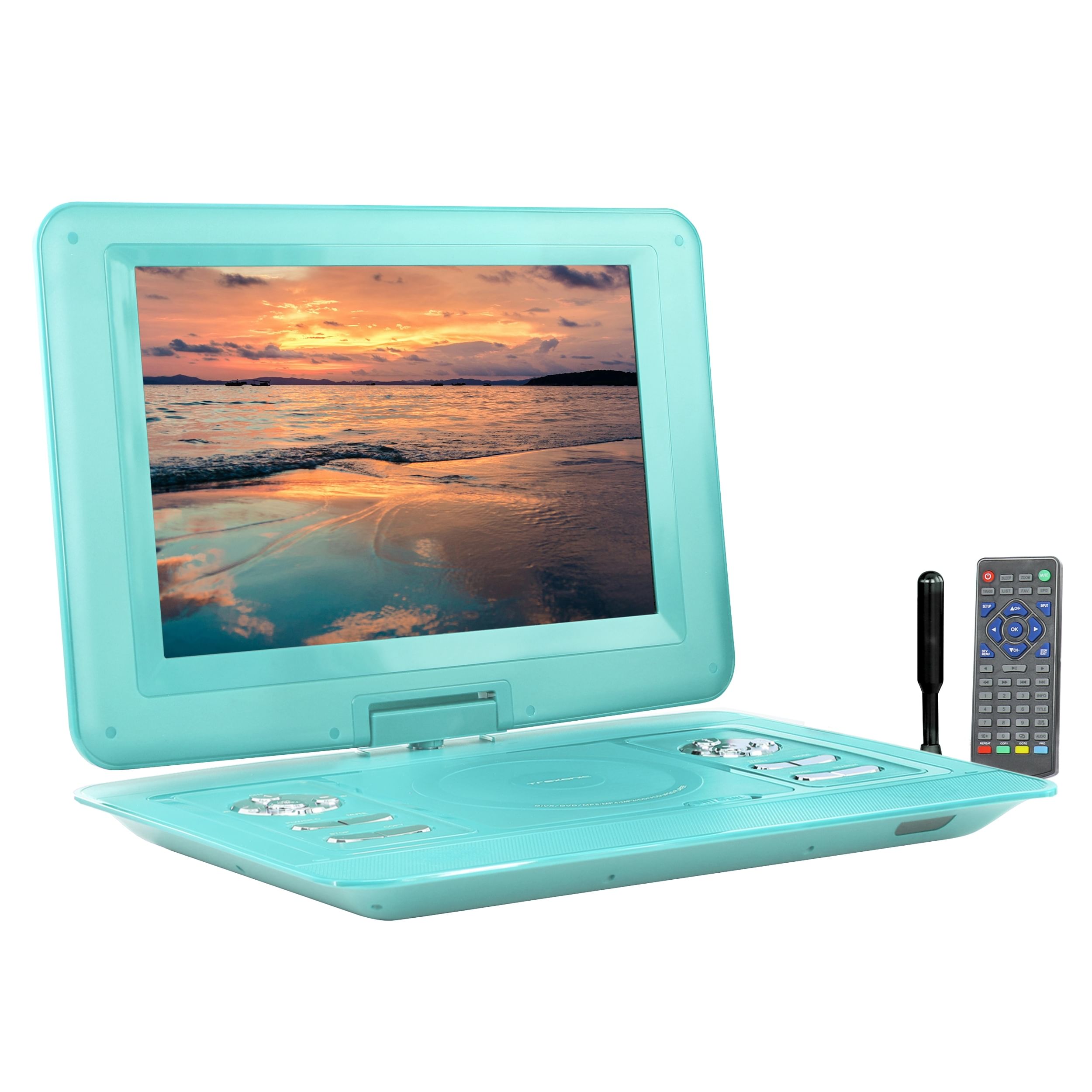 Trexonic 15.4 Inch Portable TV+ DVD Player with Sw