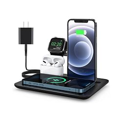 Category: Dropship Accessories, SKU #TRX-UD17, Title: Trexonic 4 in 1 Fast Charge Wireless Charging Station