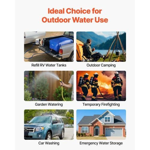 Water Storage Bladder 105.7 Gallon Large Capacity Water Bag, Portable & Collapsible Soft Waters Container, Leakproof & Tear-Resistant PVC Emergency Waters Storage Tank for RV Truck & Outdoor Use - Image 6