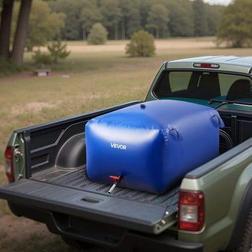 Water Storage Bladder 105.7 Gallon Large Capacity Water Bag, Portable & Collapsible Soft Waters Container, Leakproof & Tear-Resistant PVC Emergency Waters Storage Tank for RV Truck & Outdoor Use - Image 7