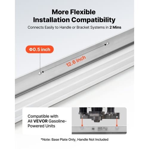 Concrete Screed Blade 14 ft Length Aluminum Alloy Board Leveling Tool, 5.3 in Wide Straight Edge, Wide Coverage, Replacement Surface Leveler for Driveway, Patio, Sidewalk, Garage Floor Finishing - Image 5
