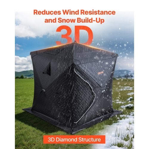 Outdoor Sauna Tent Pro, Portable Steam & Dry Sauna for 4 Persons, Heavy-Duty Oxford Cloth & Carbon Steel, Easy Setup for Camping, Backyard, or Home Gym,Easy Setup(Black) - Image 5