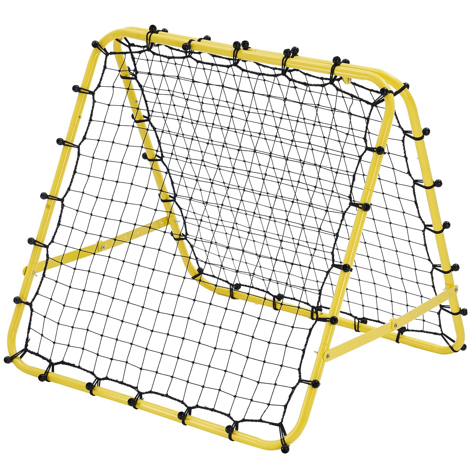 Soccer Rebounder Rebound Net, 40"x35"x37" Portable Football Training Gifts, Fully Adjustable Angles Goal Net, Aids & Equipment for Kids Teens & All Ages, Easy Set Up & Perfect Storage