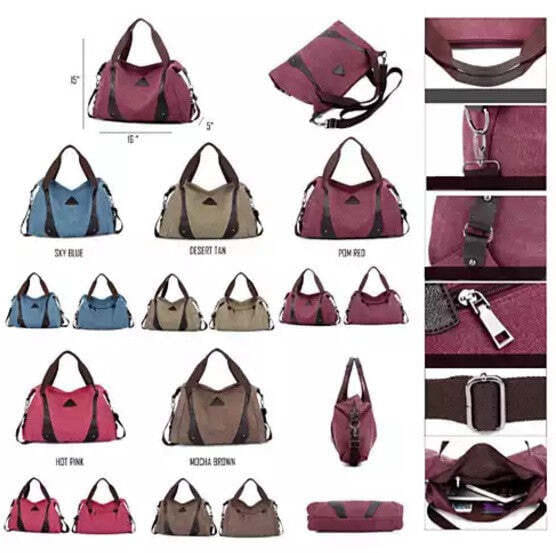 Jacqueline Canvas CrossBody Bag From Journey Collection - Image 2